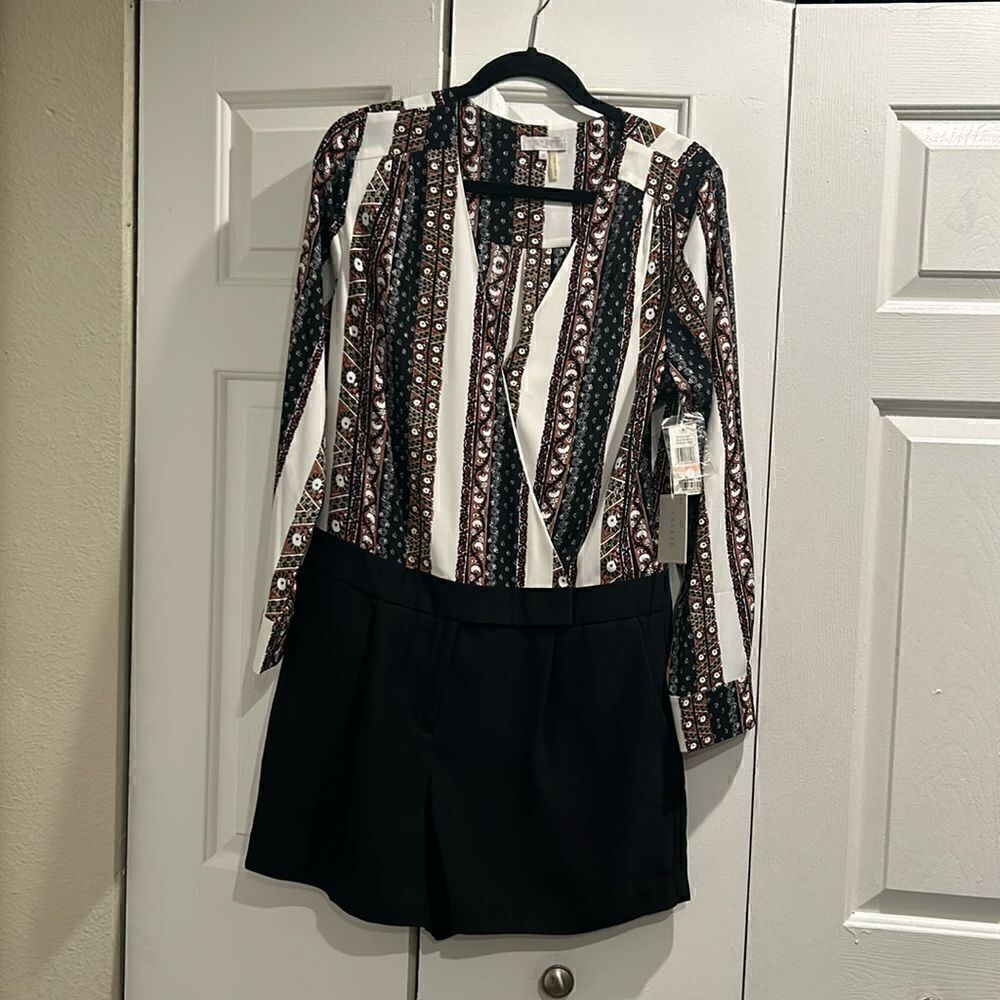 NWT 1. STATE Shorts Romper, Size 10